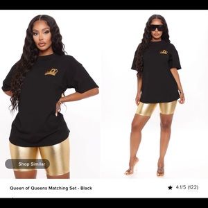 Queen Biker Set Size XL-Never Worn-